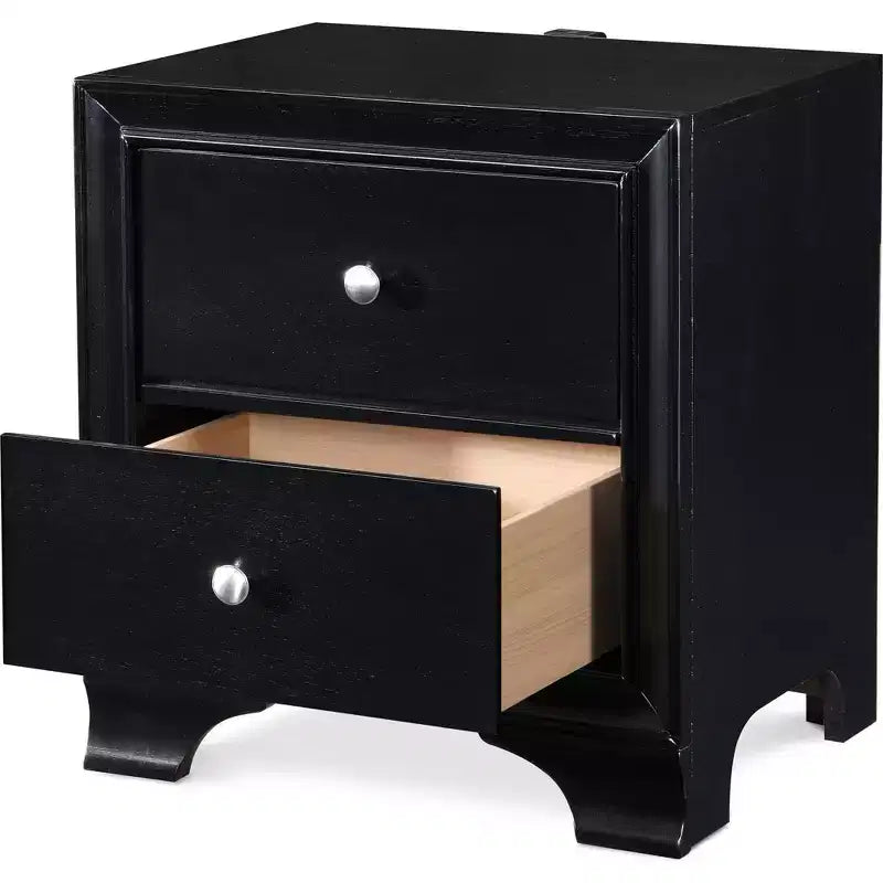 Table de chevet Edmond 2 tiroirs avec USB - Click Decor