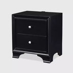 Edmond 2 Drawer Nightstand with USB - Click Decor