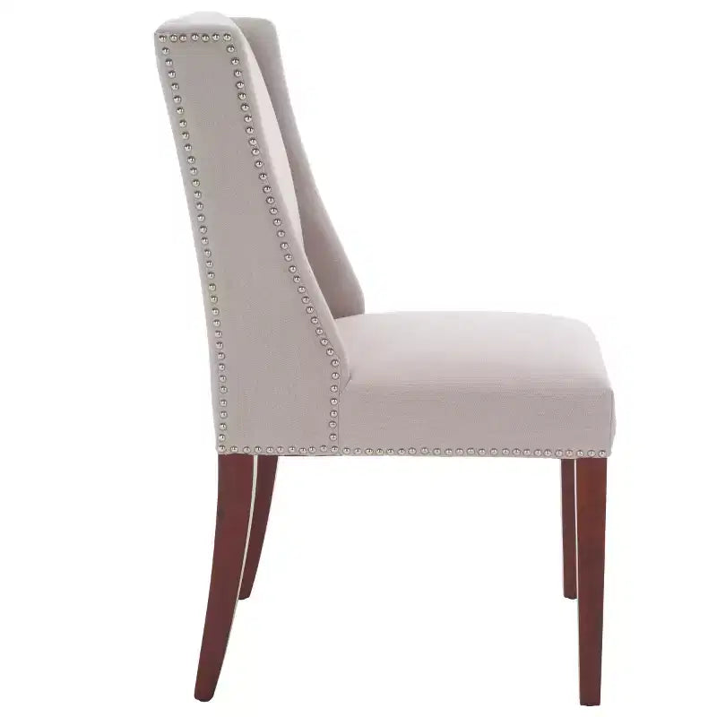 Chaise d'appoint Lauren - Lot de 2 - MCR4535 - Taupe - Safavieh Couture