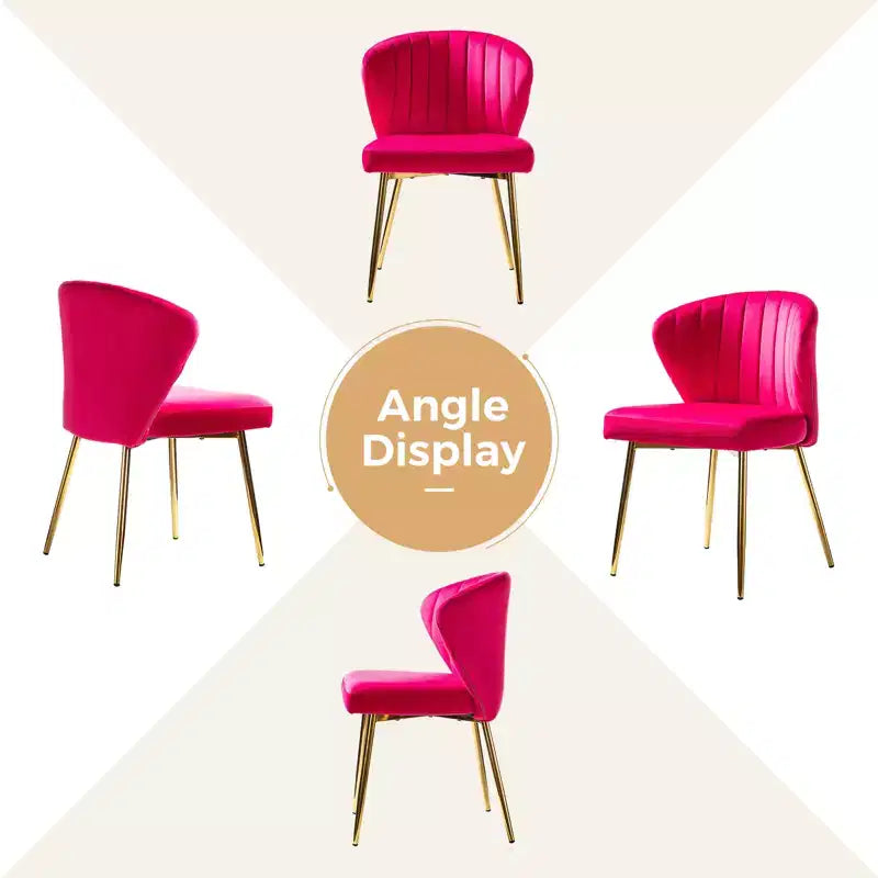 Chaise d'appoint Emma avec pieds en métal pour salon et chambre à coucher, fauteuil d'appoint en velours | KARAT HOME