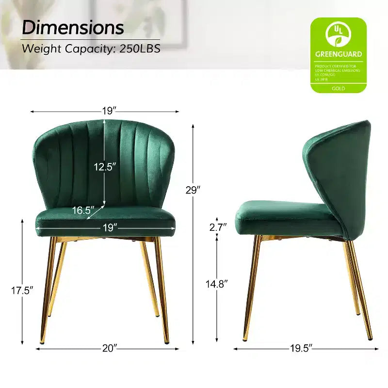 Chaise d'appoint Emma avec pieds en métal pour salon et chambre à coucher, fauteuil d'appoint en velours | KARAT HOME