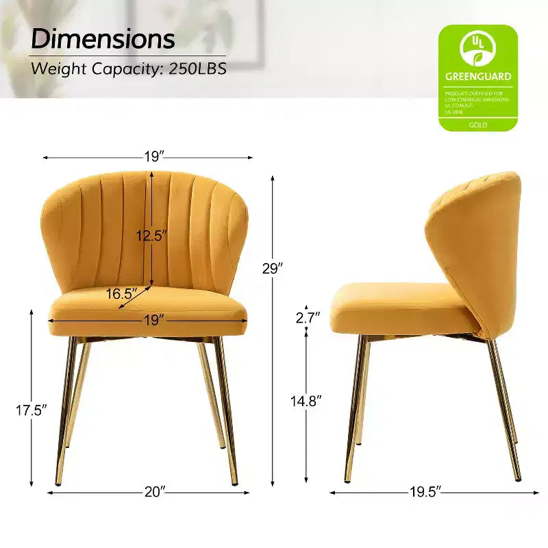Chaise d'appoint Emma avec pieds en métal pour salon et chambre à coucher, fauteuil d'appoint en velours | KARAT HOME