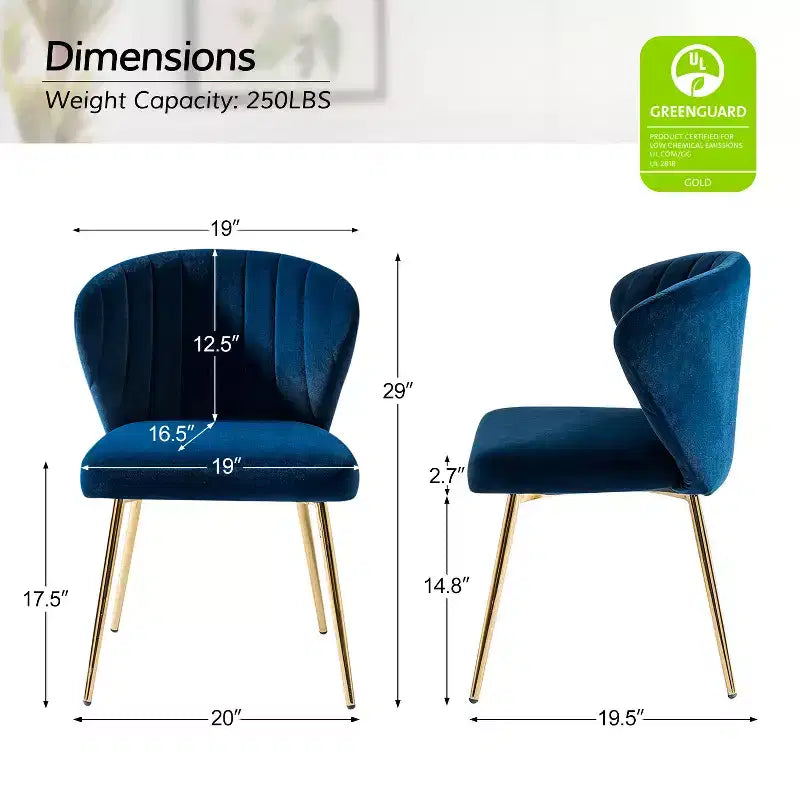 Chaise d'appoint Emma avec pieds en métal pour salon et chambre à coucher, fauteuil d'appoint en velours | KARAT HOME