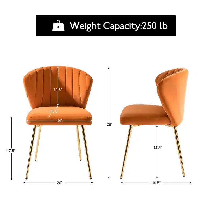Chaise d'appoint Emma avec pieds en métal pour salon et chambre à coucher, fauteuil d'appoint en velours | KARAT HOME