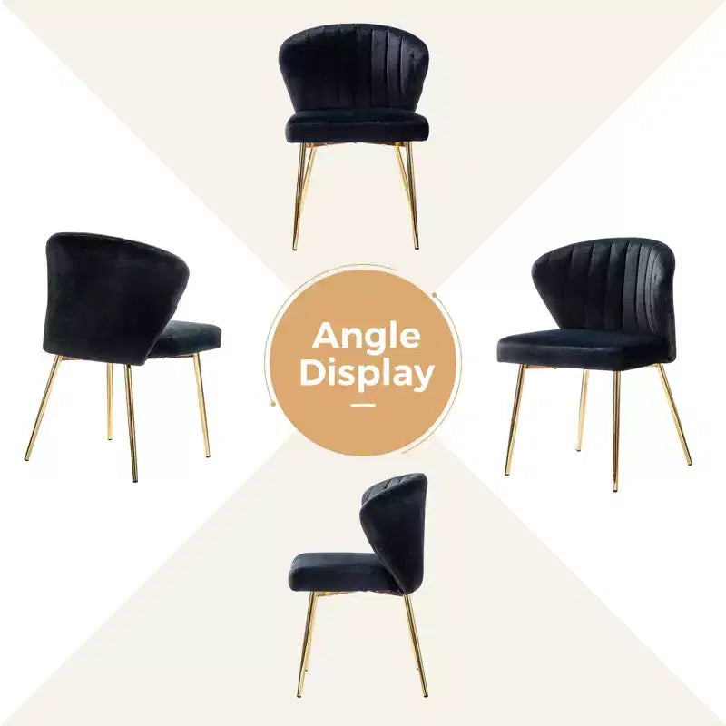 Chaise d'appoint Emma avec pieds en métal pour salon et chambre à coucher, fauteuil d'appoint en velours | KARAT HOME