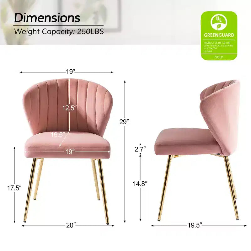 Chaise d'appoint Emma avec pieds en métal pour salon et chambre à coucher, fauteuil d'appoint en velours | KARAT HOME