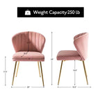 Chaise d'appoint Emma avec pieds en métal pour salon et chambre à coucher, fauteuil d'appoint en velours | KARAT HOME