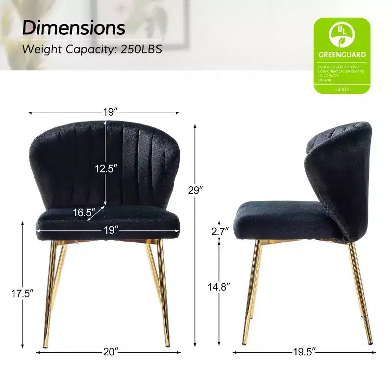 Chaise d'appoint Emma avec pieds en métal pour salon et chambre à coucher, fauteuil d'appoint en velours | KARAT HOME