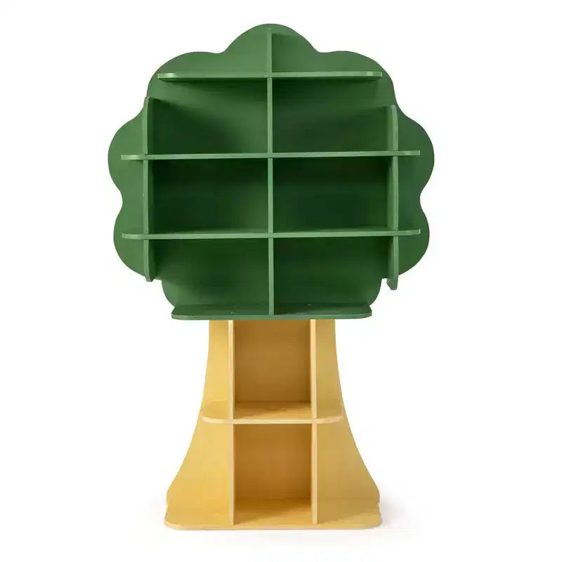 Bibliothèque en forme d'arbre Costway pour enfants, organisateur de jouets à 6 niveaux avec étagères ouvertes