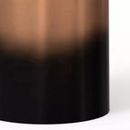 Table d'appoint cylindrique en métal Lance Ombre - WyndenHall