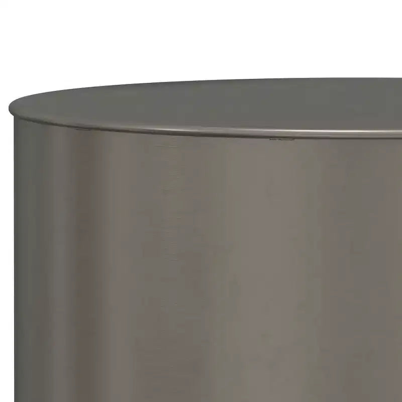Table d'appoint cylindrique en métal Lance Ombre - WyndenHall