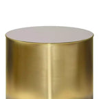 Table d'appoint cylindrique en métal Lance Ombre - WyndenHall