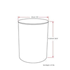Table d'appoint cylindrique en métal Lance Ombre - WyndenHall