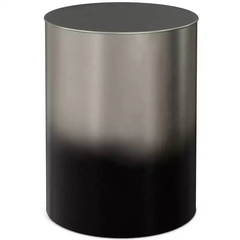 Table d'appoint cylindrique en métal Lance Ombre - WyndenHall