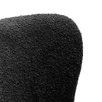 Fauteuil d'appoint rembourré en bouclette WestinTrends de 64,8 cm de large avec repose-pieds ottoman