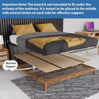 Continental Sleep, sommier pliant, sommier tapissier et planche de soutien de lit pour minimiser le lit, idéal pour lit de jour, lit gigogne, lit superposé,
