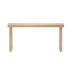Console en bois massif Plank+Beam 66, table d'entrée classique, table de foyer étroite