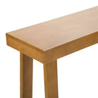 Console en bois massif Plank+Beam 66, table d'entrée classique, table de foyer étroite