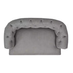 Jennifer Taylor Home Kiki Canapé-lit Chesterfield pour chien de 36,5 po, taille M
