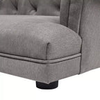 Jennifer Taylor Home Kiki Canapé-lit Chesterfield pour chien de 36,5 po, taille M