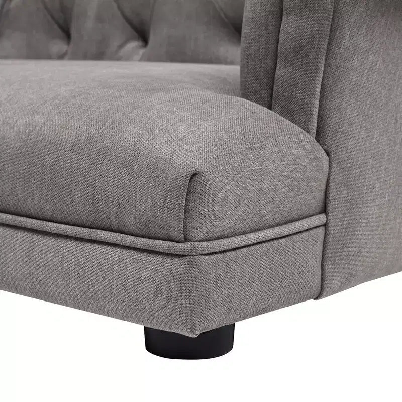 Jennifer Taylor Home Kiki Canapé-lit Chesterfield pour chien de 36,5 po, taille M