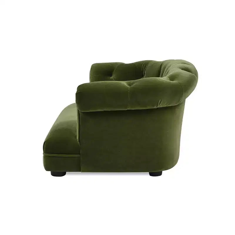 Jennifer Taylor Home Kiki Canapé-lit Chesterfield pour chien de 36,5 po, taille M