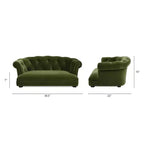 Jennifer Taylor Home Kiki Canapé-lit Chesterfield pour chien de 36,5 po, taille M