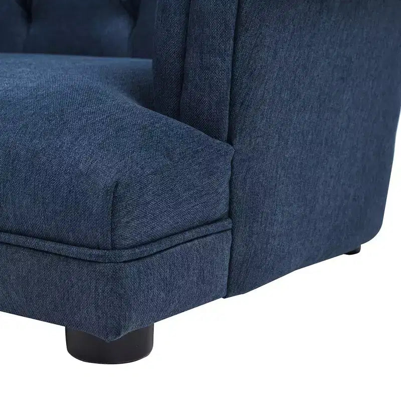 Jennifer Taylor Home Kiki Canapé-lit Chesterfield pour chien de 36,5 po, taille M