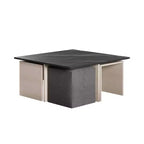 Ensemble Table Basse Gigogne et Pouf Haley de Manhattan Comfort
