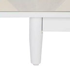 Meuble TV/multimédia Tay 2 étagères - MED5012 - Blanc délavé - Safavieh