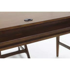 Signature Design by Ashley Lyncott 60 – Bureau de travail style mid-century, brun