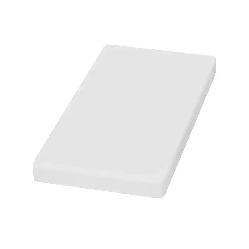 FDW Matelas en mousse à mémoire de forme au thé vert de 6 pouces avec gel rafraîchissant, sans fibre de verre, certifié CertiPUR-US, livré en boîte, blanc