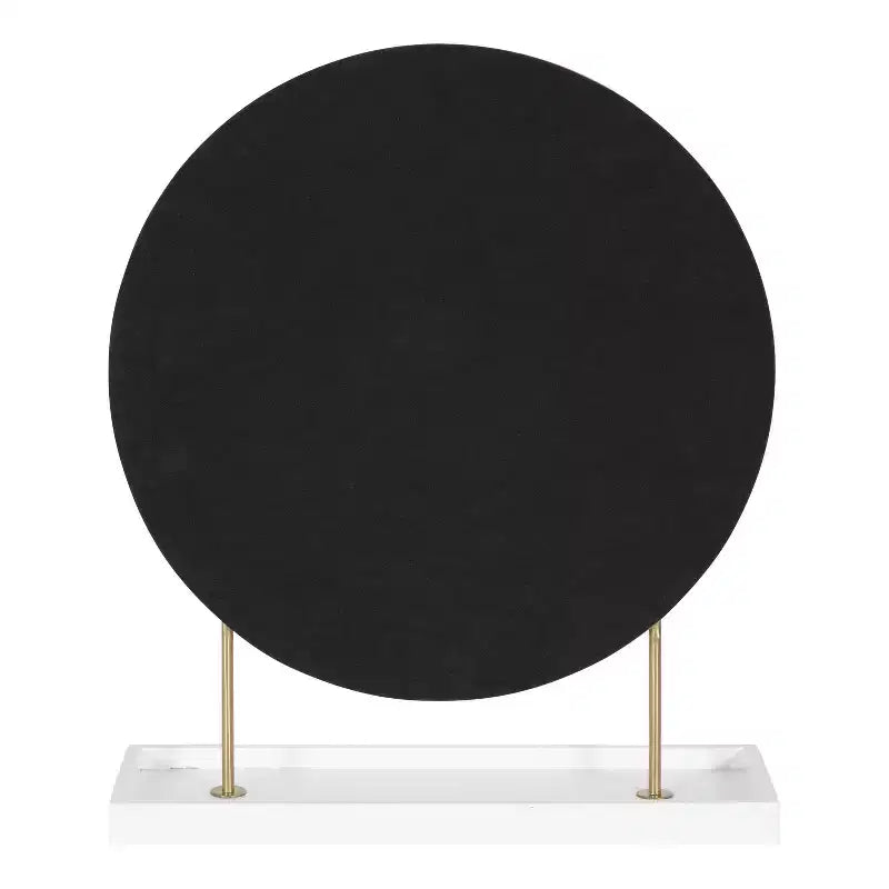 Miroir de table rond Maxfield 18 x 22 de Kate & Laurel All Things Decor