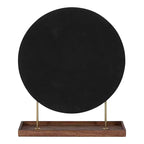 Miroir de table rond Maxfield 18 x 22 de Kate & Laurel All Things Decor
