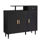 Meuble à chaussures moderne avec portes, meuble de rangement en bois avec étagères réglables, organisateur de chaussures pour entrée, couloir, salon