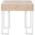 Aberton End Table - ACC7002 - Natural/White - Safavieh