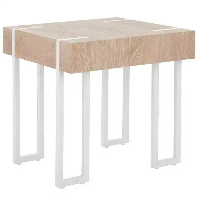 Table d'appoint Aberton - ACC7002 - Naturel/Blanc - Safavieh