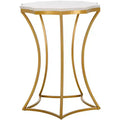 Starbella Accent Table - FOX5526A - White/Gold - Safavieh Couture