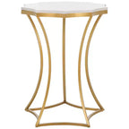 Table d'appoint Starbella - FOX5526A - Blanc/Or - Safavieh Couture
