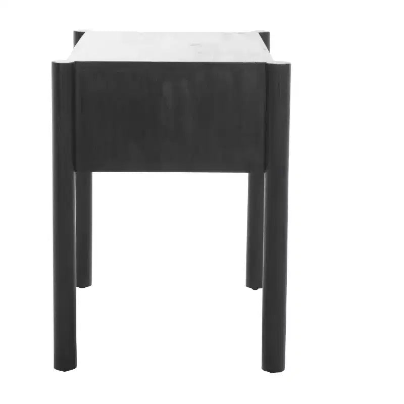 Table de chevet 1 tiroir Errington - NST9011 - Noir/Naturel - Safavieh