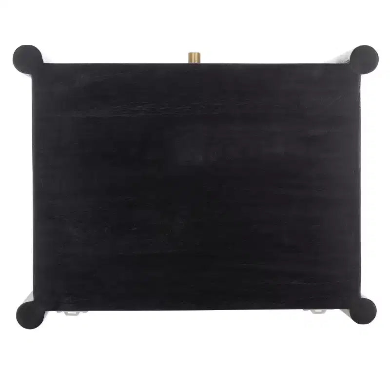 Table de chevet 1 tiroir Errington - NST9011 - Noir/Naturel - Safavieh