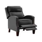 Fauteuil inclinable Hyleory en similicuir avec rivets, fauteuil de salon, canapé simple