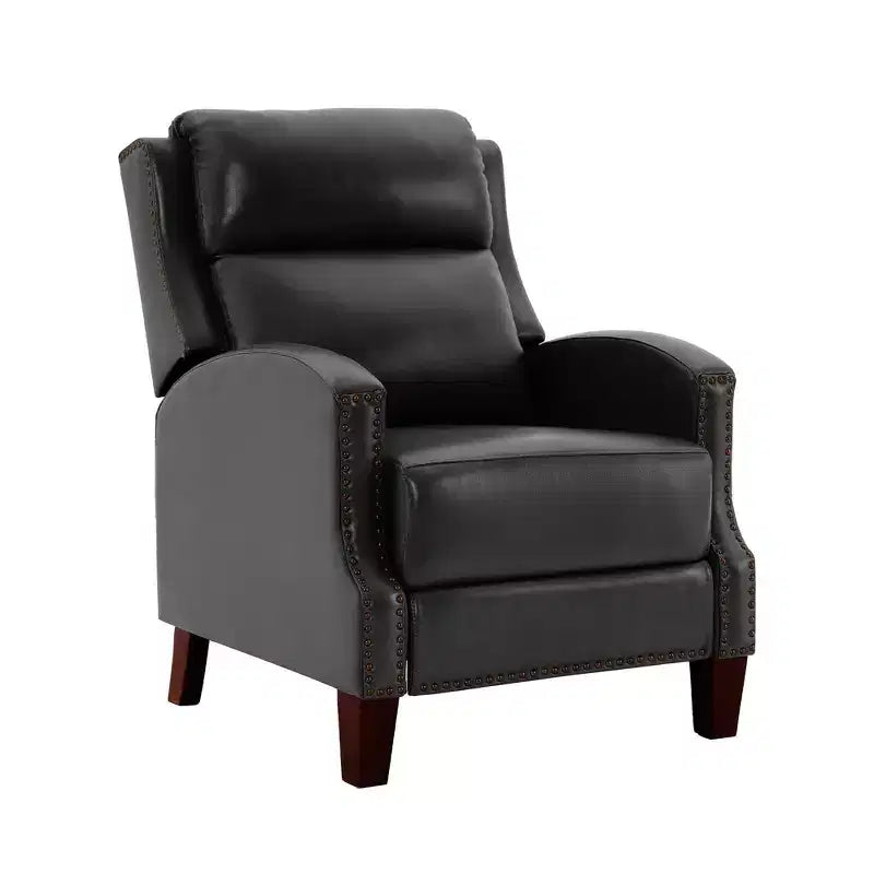 Fauteuil inclinable Hyleory en similicuir avec rivets, fauteuil de salon, canapé simple