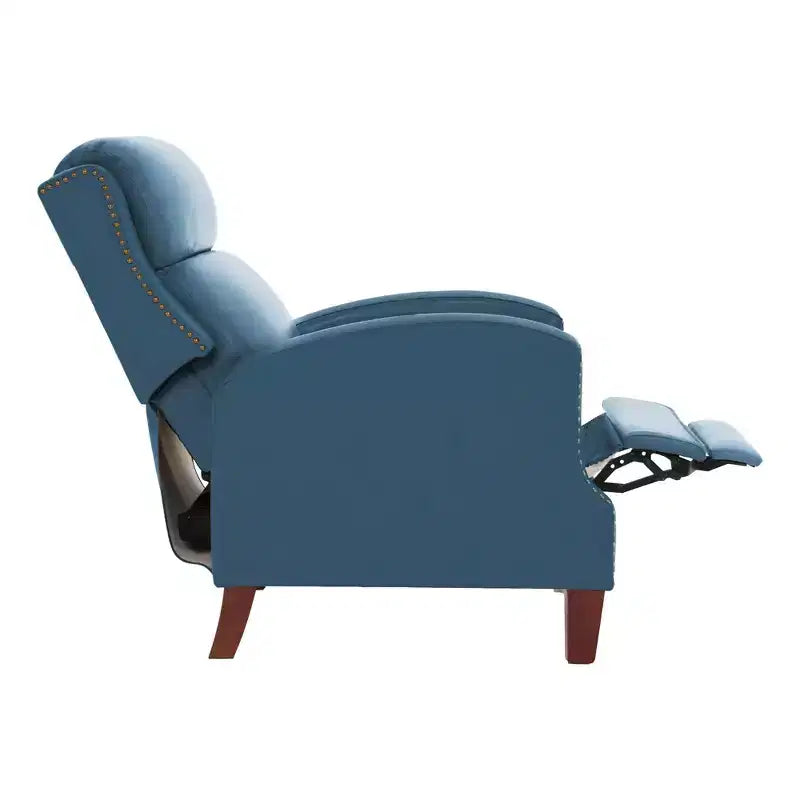Fauteuil inclinable Hyleory en similicuir avec rivets, fauteuil de salon, canapé simple