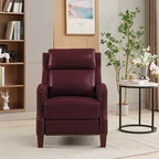 Fauteuil inclinable Hyleory en similicuir avec rivets, fauteuil de salon, canapé simple