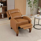 Fauteuil inclinable Hyleory en similicuir avec rivets, fauteuil de salon, canapé simple