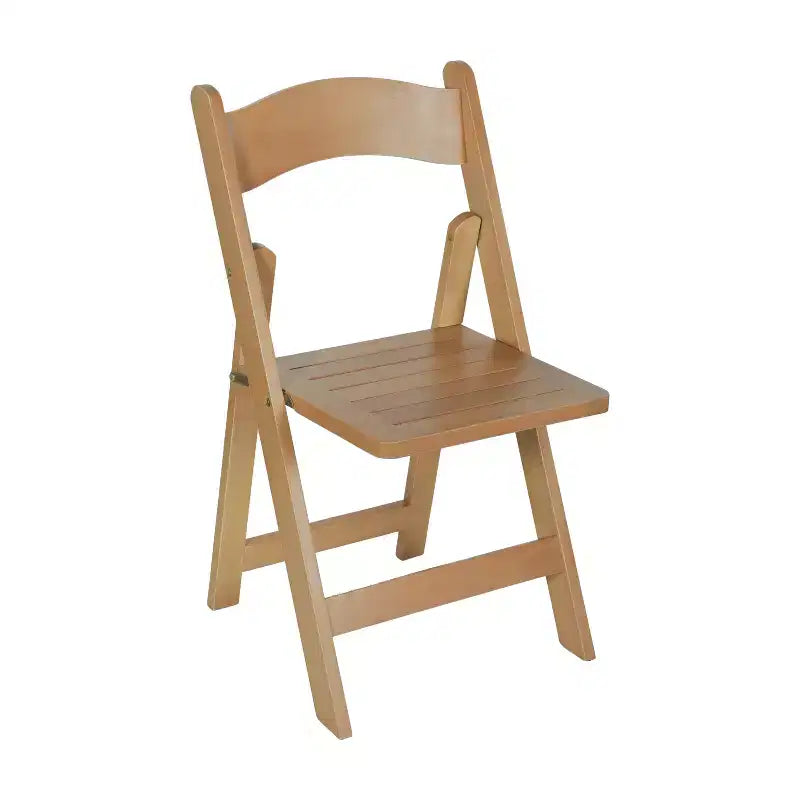Chaise de salle à manger pliable en bois massif Emma et Oliver