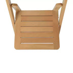 Chaise de salle à manger pliable en bois massif Emma et Oliver