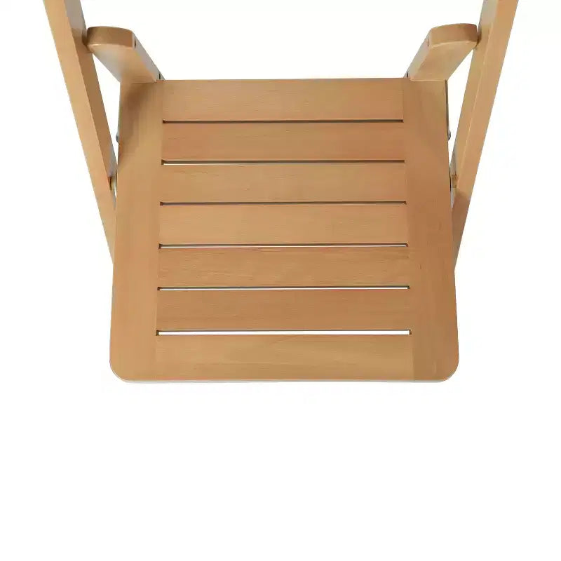 Chaise de salle à manger pliable en bois massif Emma et Oliver