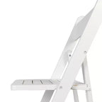 Chaise de salle à manger pliable en bois massif Emma et Oliver